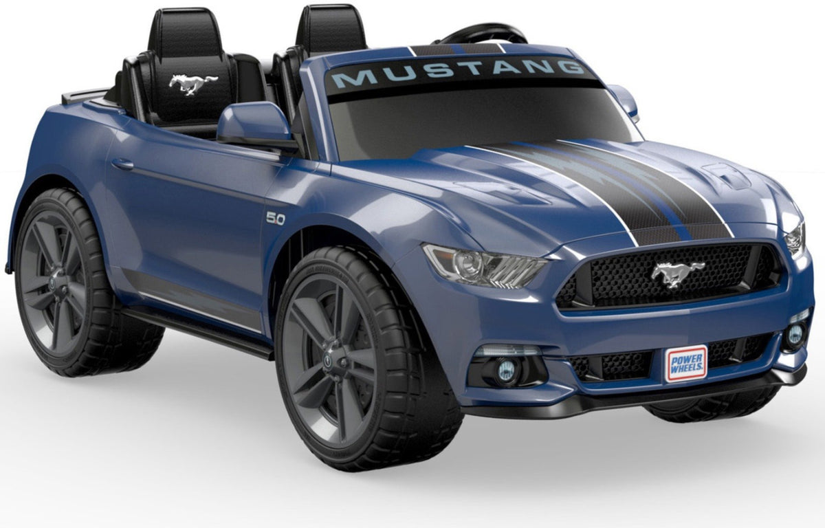 Power wheels store mustang blue