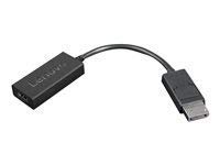 Lenovo DisplayPort to HDMI 2.0b Adapter - 8.80" DisplayPort/HDMI A/V Cable for Audio/Video Device, Monitor, Projector, Notebook, Desktop Computer - First End: 1 x DisplayPort Male Digital Audio/V