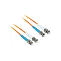 C2G 37433 OM2 Fiber Optic Cable - ST-ST 50/125 Duplex Multimode PVC Fiber Cable, Orange (13.1 Feet, 4 Meters)