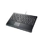 Solidtek USB Mini Keyboard Touch Pad Black with built-in