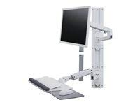 Ergotron Wall Mount Track for Keyboard, LCD Monitor, Mouse