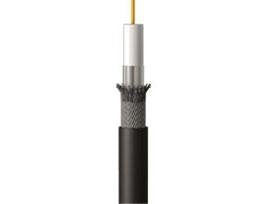 C2G 43061 RG6/U Dual Shield Bulk Coaxial Cable, in-Wall CMG-Rated, Black (500 Feet, 152.4 Meters)