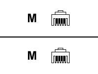 Adsl Rj11 to Rj11 Straight Cable