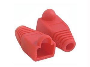 C2G 04755 RJ45 Snagless Boot Cover Mutlipack (50 Pack) TAA Compliant, Red (6.00mm Outside Diameter)