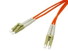 20M LC/LC DUPLEX 62.5/125 MULTIMODE FIBER PATCH CABLE - ORANGE