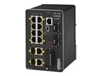 Cisco IE-2000-8TC-G-E Ethernet Switch - 10 Ports - Manageable - 8 x RJ-45 - 2 x Expansion Slots - 10/100Base-TX - Rail-mountable, Desktop