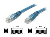 StarTech.com M45PATCH8BL Blue Molded RJ45 UTP Cat 5e Patch Cable, 8-Feet