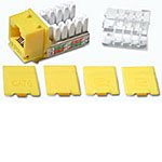 C2G 29318 Cat6 RJ45 Unshielded Keystone Jack, Yellow