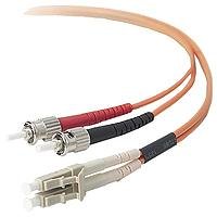 Belkin F2F202L0-02M 2-Meter Multimode Duplex ST-LC Fiber Patch Cable