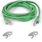 Belkin Snagless CAT5E Patch Cable * RJ45M/RJ45M; 25 GREEN ( A3L791b25-GRN-S )