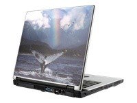 Manhattan Whale w/ Rainbow Laptop Skin