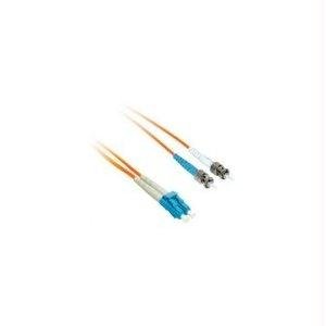 C2G 37403 OM2 Fiber Optic Cable - LC-ST 50/125 Duplex Multimode PVC Fiber Cable, Orange (13.1 Feet, 4 Meters)