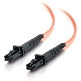 C2G 27534 OM1 Fiber Optic Cable - MTRJ-MTRJ 62.5/125 Duplex Multimode PVC Fiber Cable, Orange (65.6 Feet, 20 Meters)