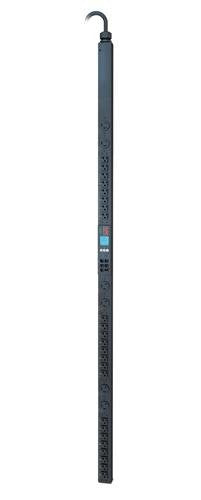 APC Rack Mount PDU, Metered 208V/20A Three-Phase PDU, (30) Outlets, 0U Vertical Rackmount (AP8863)