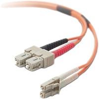 Belkin Multimode Duplex 62.5/125 Fiber Optic Patch Cable (2 Meters, SC/LC)