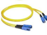 C2G 37489 OS2 Fiber Optic Cable - SC-SC 9/125 Duplex Single-Mode PVC Fiber Cable, Yellow (23 Feet, 7 Meters)