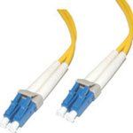 C2G 37462 OS2 Fiber Optic Cable - LC-LC 9/125 Duplex Single-Mode PVC Fiber Cable, Yellow (23 Feet, 7 Meters)