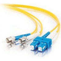 Patch Cable - Sc - Male - St - Male - 5 M - Fiber Optic - Yellow