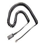 Plantronics - Handset Cable - Rj-11 (M) - Quick Disconnect (M)