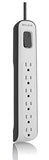 Belkin 6 Outlet Surge Protector with 4 feet Power Cord (Grey)