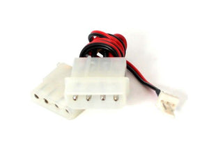 StarTech.com 12in Fan Adapter - TX3 to 2X LP4 Power Y Splitter Cable (CPUFANADAPT)