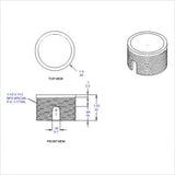 Peerless Industries - Projector Ceiling Mount Extension Tube