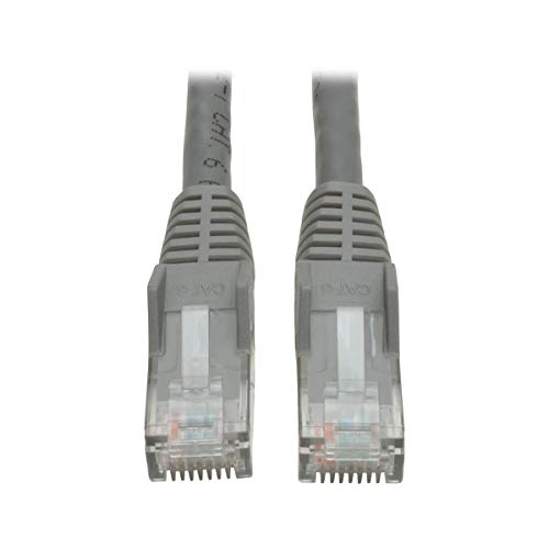 Tripp Lite N201-025-GY 25 Feet Cat6 Gigabit Snagless Patch Cable RJ45M/M (Gray)