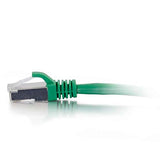 C2G 28710 Cat5e Cable - Snagless Shielded Ethernet Network Patch Cable, Green (100 Feet, 30.48 Meters)