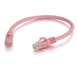 C2G 00509 Cat5e Cable - Snagless Unshielded Ethernet Network Patch Cable, Pink (50 Feet, 15.24 Meters)