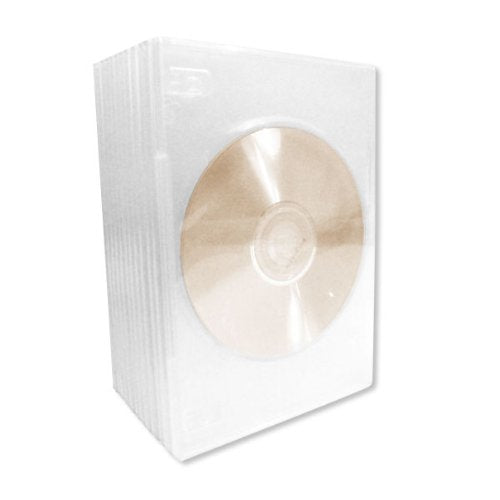 CD/DVD Slim Storage Cases - 10pk, Clear