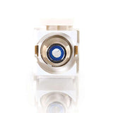 Wht RCA Keystone Jack - Blue