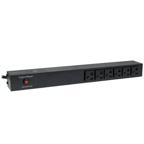 CyberPower PDU20B6F12R Basic PDU 18-Outlets Rack Mount 1U 20A