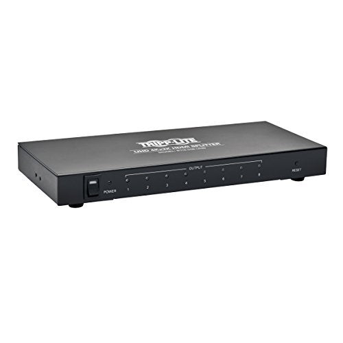 Tripp Lite 2-Port HDMI Splitter, 1 in 2 Out, Video & Audio,