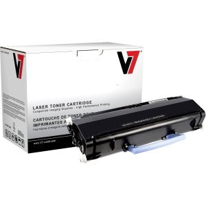 V7 Black High Yield Toner Cartridge For Dell 2330d, 2330dn, 2350d, 2350dn 6k Yld - Laser - 6000 Pag