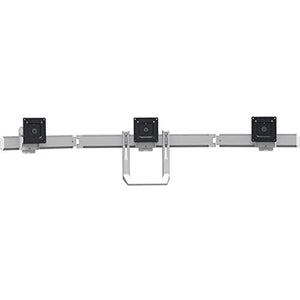 Ergotron 98-009-026 HX Triple Monitor Bow Kit in Polished Aluminum for 2-10.2 lbs Monitors