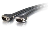 C2G 50219 VGA Cable - Select VGA Video Cable M/M, In-Wall CMG-Rated, Black (75 Feet, 22.86 Meters)