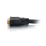 C2G 41232 Pro Series Single Link DVI-D Digital Video Cable M/M, In-Wall CL2-Rated, Black (15 Feet, 4.57 Meters)