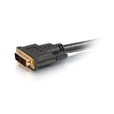 C2G 41235 Pro Series Single Link DVI-D Digital Video Cable M/M, In-Wall CL2-Rated, Black (50 Feet, 15.24 Meters)