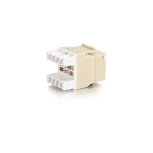 C2G 03790 Cat5e RJ45 Unshielded Keystone Jack, Ivory