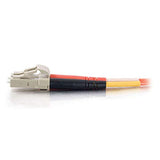 C2G 37958 OM1 Fiber Optic Cable - LC-LC 62.5/125 Duplex Multimode Fiber Cable, Plenum CMP-Rated, Orange (16.4 Feet, 5 Meters)