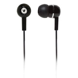 V7 HA100-2NP Noise Isolating Stereo Earbuds, Black