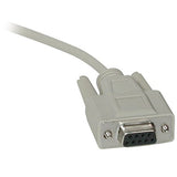 Serial Cable - 9 Pin D-Sub (Db-9) - Female - 9 Pin D-Sub (Db-9) - Female - Shiel