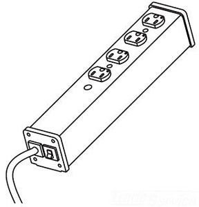 15FT WIREMOLD PLUG-IN OUTLET CENTER UNIT