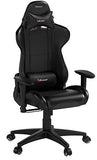 AROZZI VERONA-V2-BK Advanced Racing Style Gaming Chair with High Backrest, Recliner, Swivel, Tilt, Rocker and Seat Height Adjustment, Lumbar and Headrest Pillows Included, Black