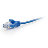 C2G 01029 Cat5e Cable - Snagless Unshielded Slim Ethernet Network Patch Cable, Blue (10 Feet, 3.04 Meters)