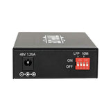 SC Singlemode Fiber to Gbe Media Converter POE+ 10/100/1000 20KM