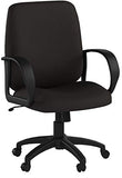 Safco Products Poise Executive Mid Back Seating, Black, 6301BL