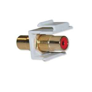 RCA Keystone Jack Insert - Red