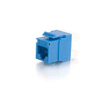 C2G 03796 Cat5e RJ45 Unshielded Keystone Jack, Blue