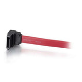 C2G 10182 7-Pin 90° to 90° 1-Device Serial ATA Cable, Red (1.5 Feet, 18 Inches)